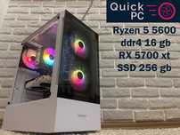 Гарантія! R5 5600, 16gb, Rx 5700xt SSD m2 ігровий пк игровой компьютер