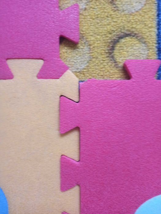 Mata piankowa dziecięca puzzle Maly genius 6mm, mata do zabaw