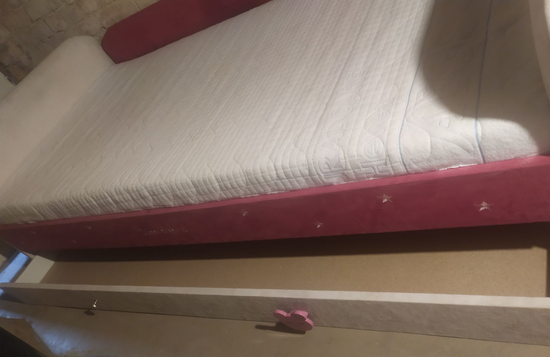 Łóżko z szufladą łóżeczko dziecięce młodzieżowe z materacem SweetDream