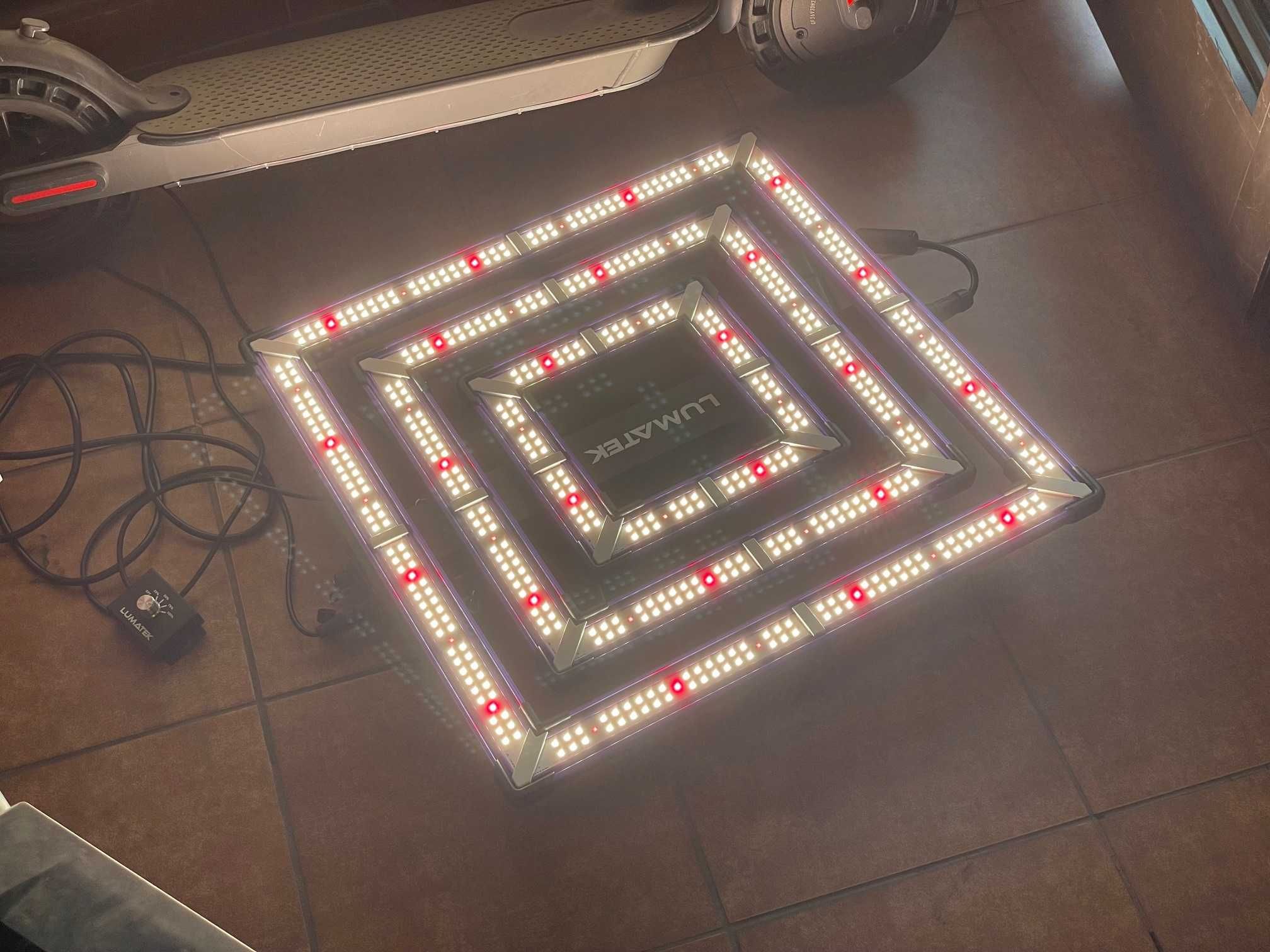 Lampa LED do roślin Lumatek ATS 300W PRO Growbox 100x100cm