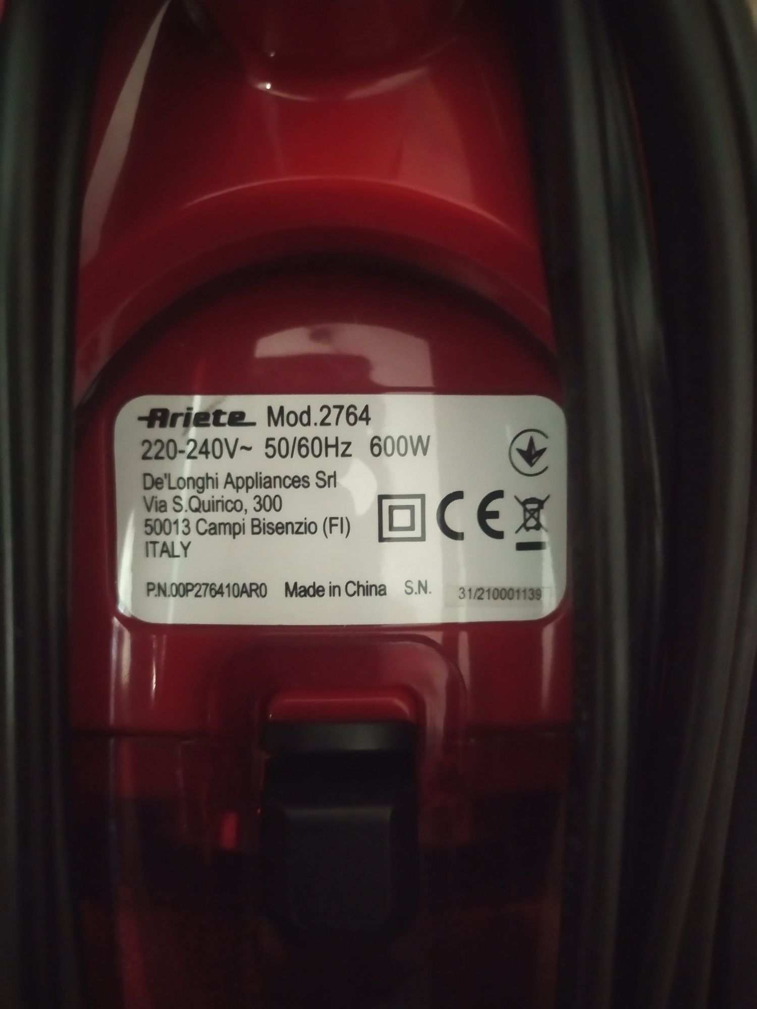 Odkurzacz Ariete 2764