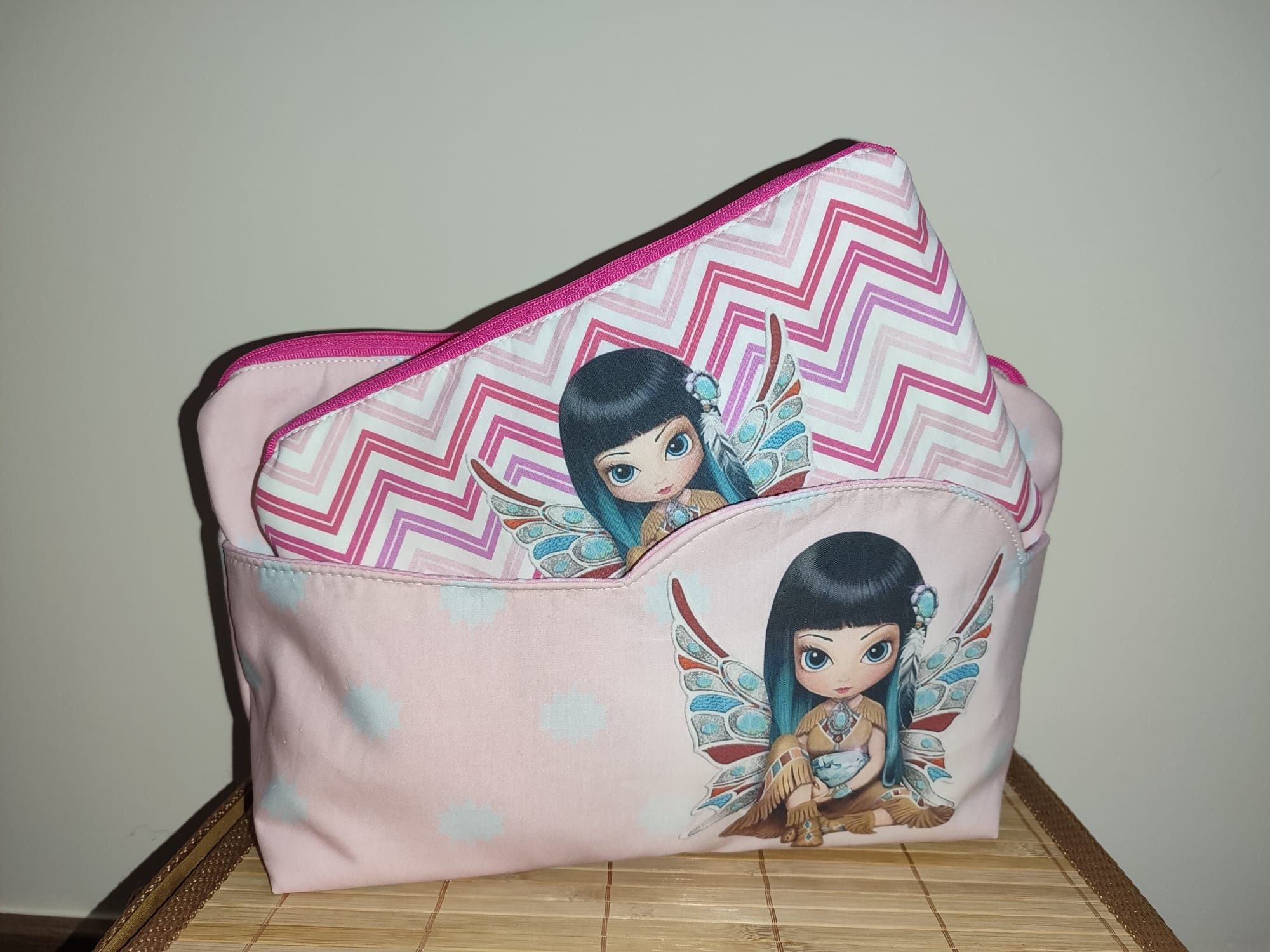 Bolsas duplas de tecido