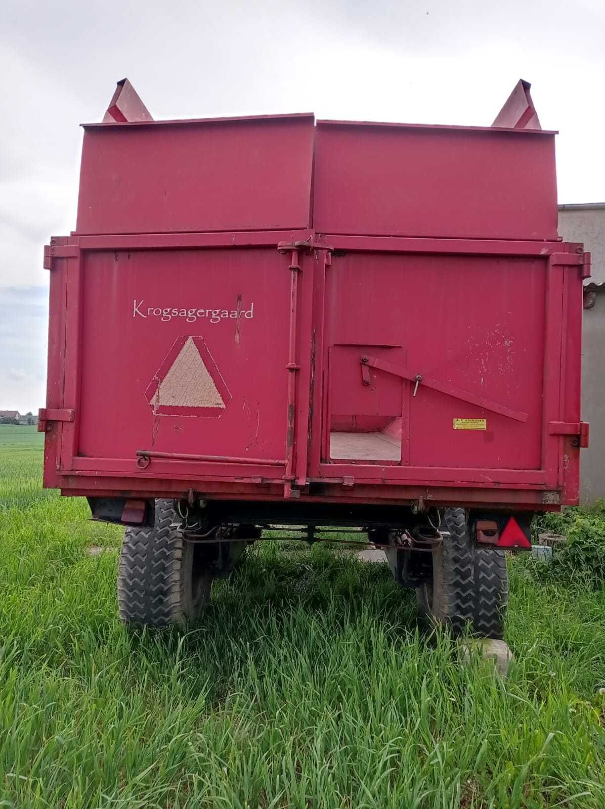 Przyczepa tandem typu LMR 14t z nadstawkami 16t