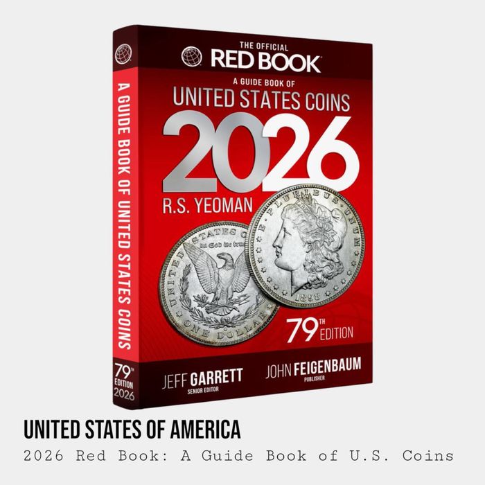 2026 Red Book • Каталог монет США • Тверда обкладинка • Нова