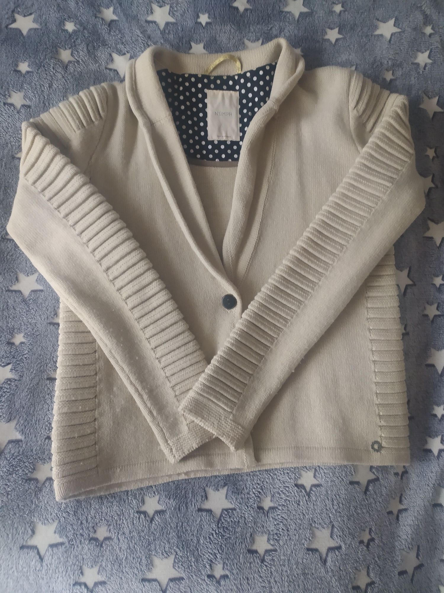 Sweter, narzutka damska Numph