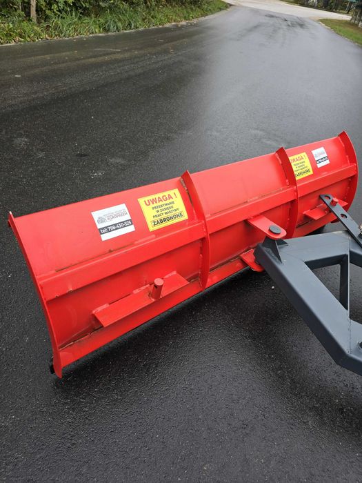 Solidny pług do śniegu do wózka widłowego wytrzymały TRANSPORT