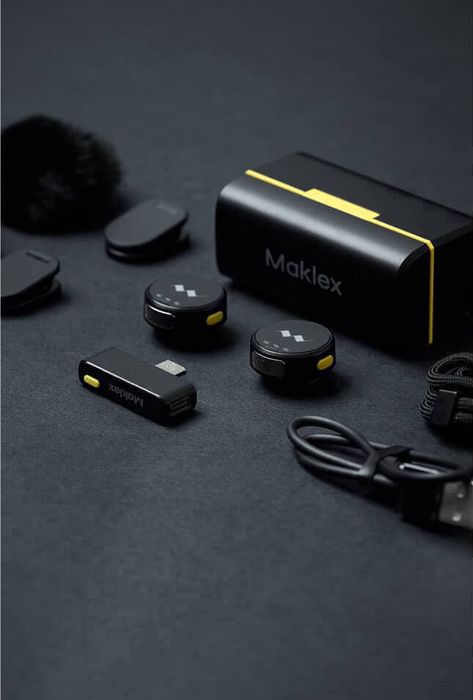 Бездротовий петличний мікрофон Maklex Pulse 10 Pro