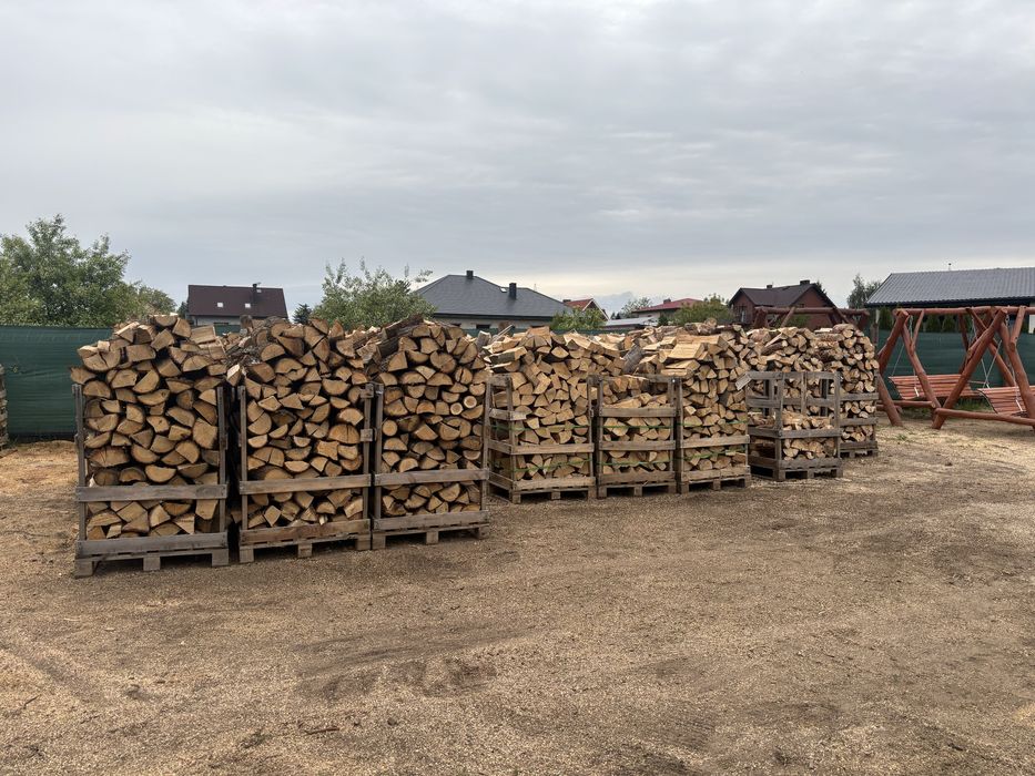 Drewno Opałowe Kominkowe Drzewo.Sosna.Brzoza.Akacja.Buk.Grab.Dąb.SUCHE