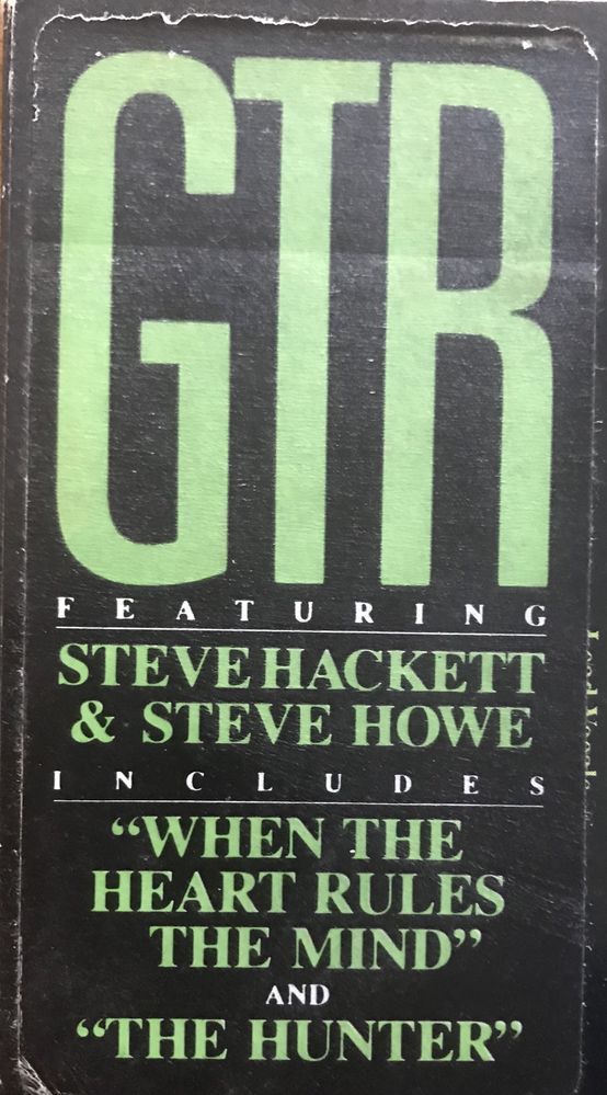 GTR (1986) Vinil - Steve Howe (Yes), Steve Hackett (Genesis)