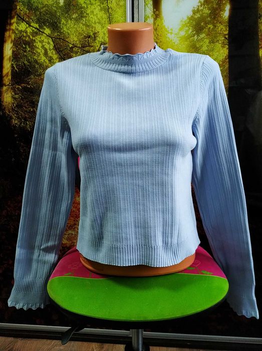 Стильний,модний,фірмовий світшот,гольф,кофта в рубчик 44-46 р-ASOS