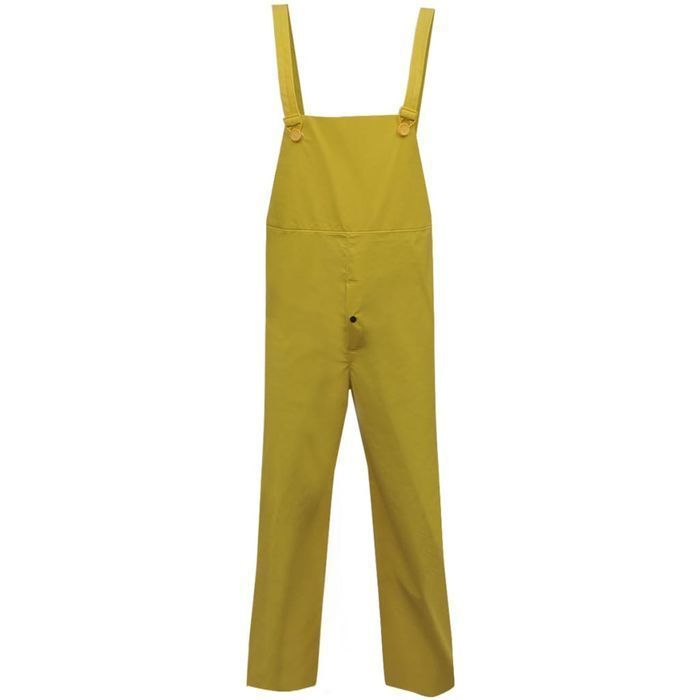 vidaXL Wodoodporny 2-cz. komplet przeciwdeszczowy z kapturem żółty L