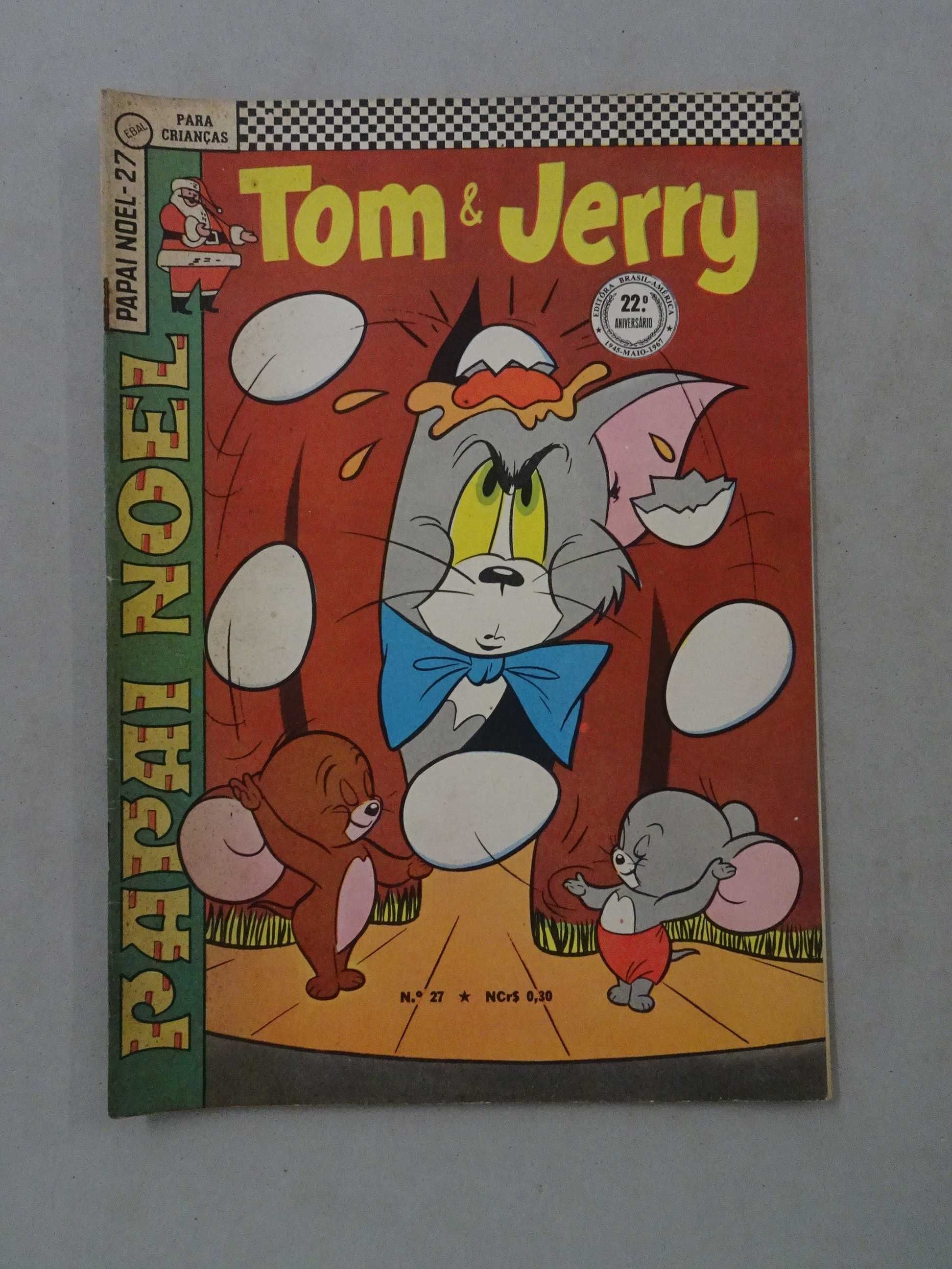 Livro EBAL - Papai Noel - Tom & Jerry nº 27