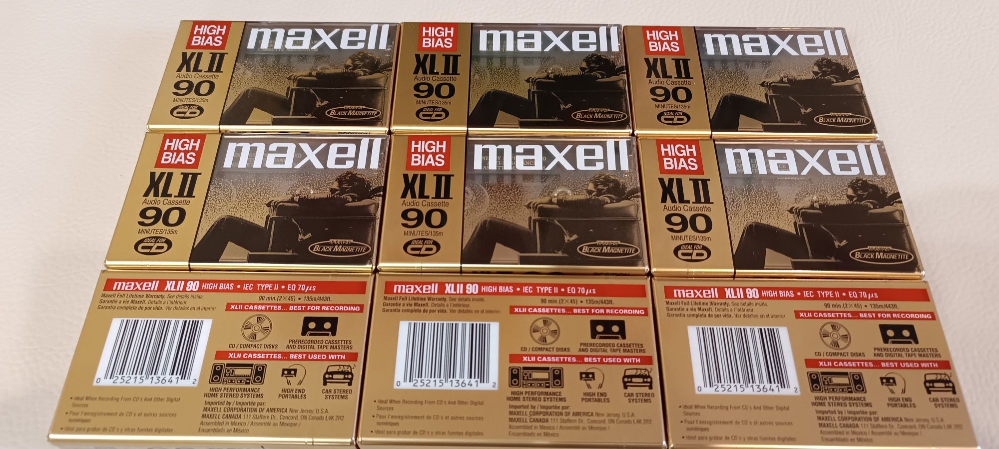 Кассеты Maxell XL-ll 90 новые запечатанные.