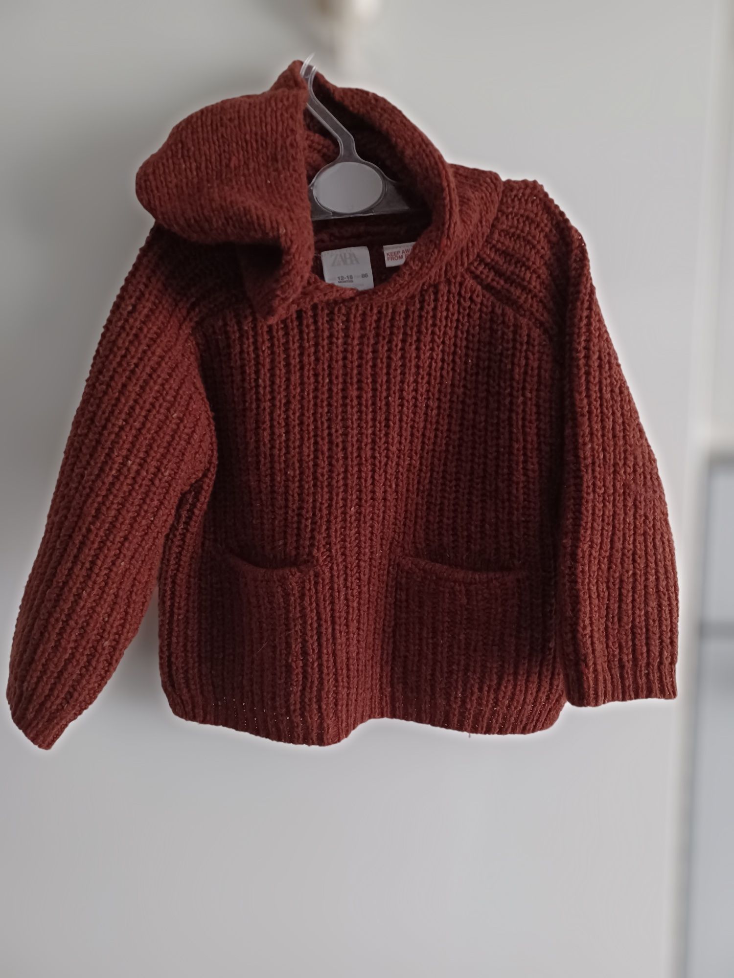Sweterek, sweter Zara, rozmiar 86