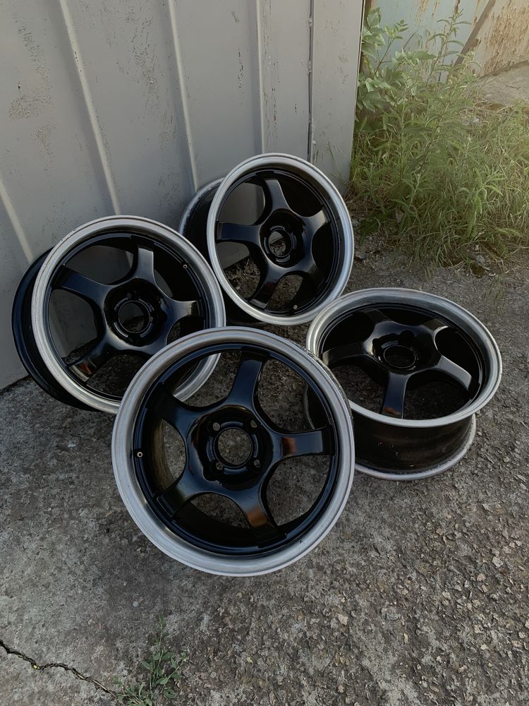 Диски R15 4x100/98. Nakayama TE37-Style. Диски. Диски с полкой