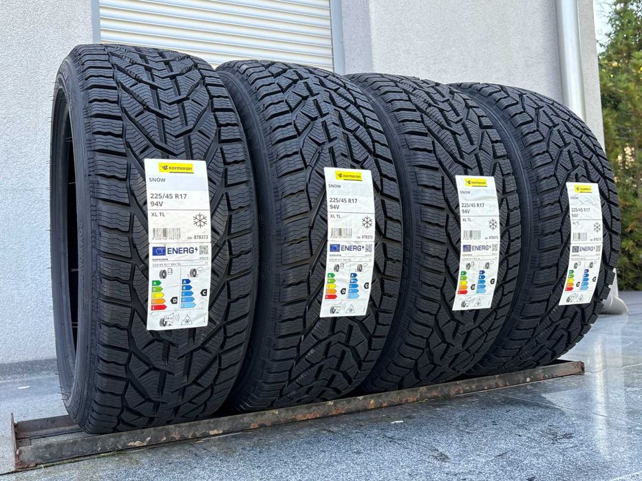 4szt NOWE! zimowe 225/45R17 Kormoran 94V produkcja 2025rok! 5lat gwar