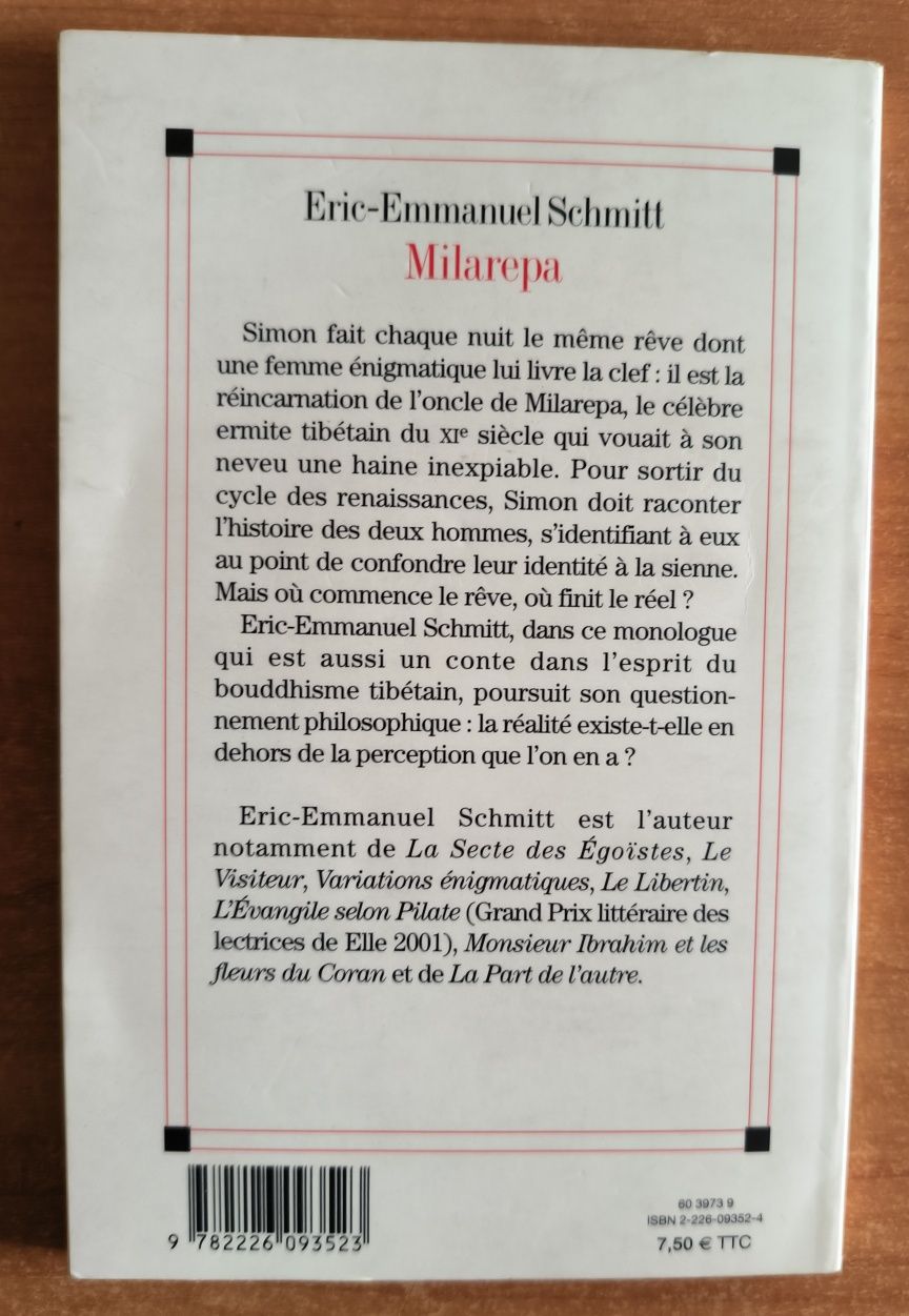 Milarepa Eric Emmanuel Schmidt