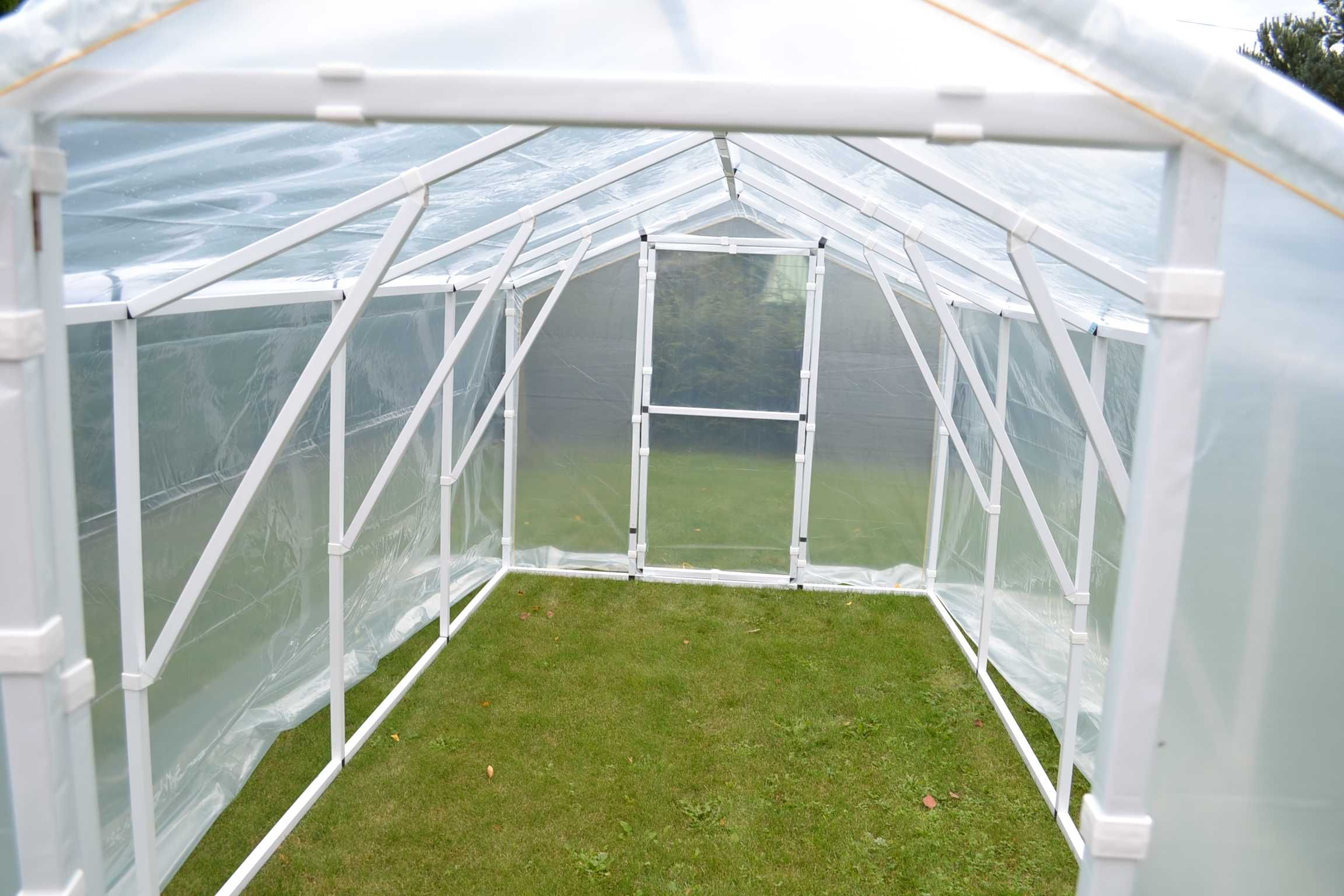 POLSKI 2x4 8m2 Tunel foliowy namiot na warzywa ogrodowy Szklarnia