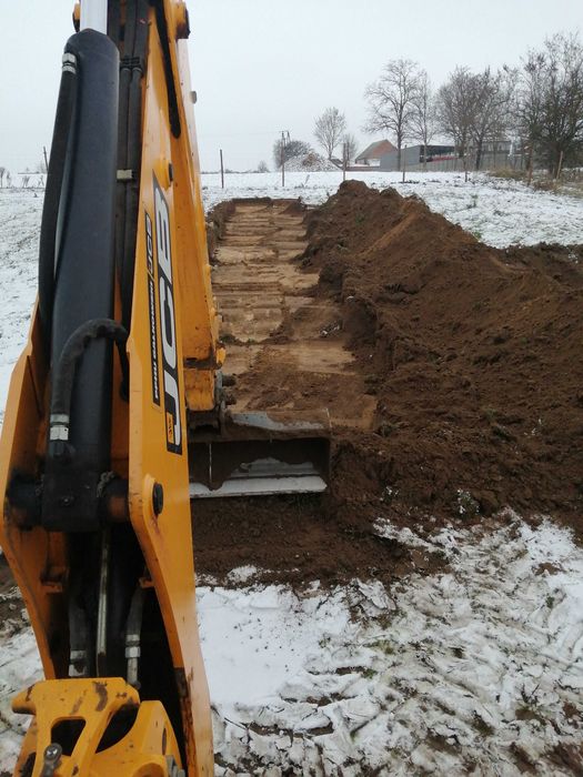 Usługi minikoparką koparkoladowarka drenaże przyłącza wod-kan