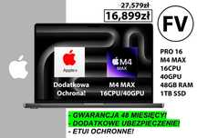 NOWY NAJMOCNIEJSZY Apple MacBook Pro 16 M4 Max 48GB 1TB |GW+NNW 4Lata!
