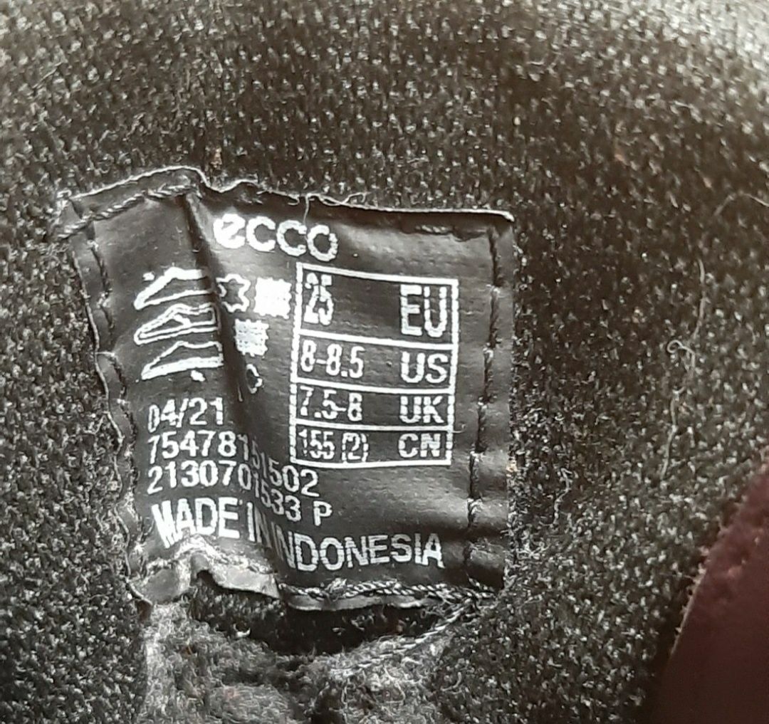 Сапоги зимние Ecco Urban Mini, Gore-tex, 25p. ст. 15,5 см