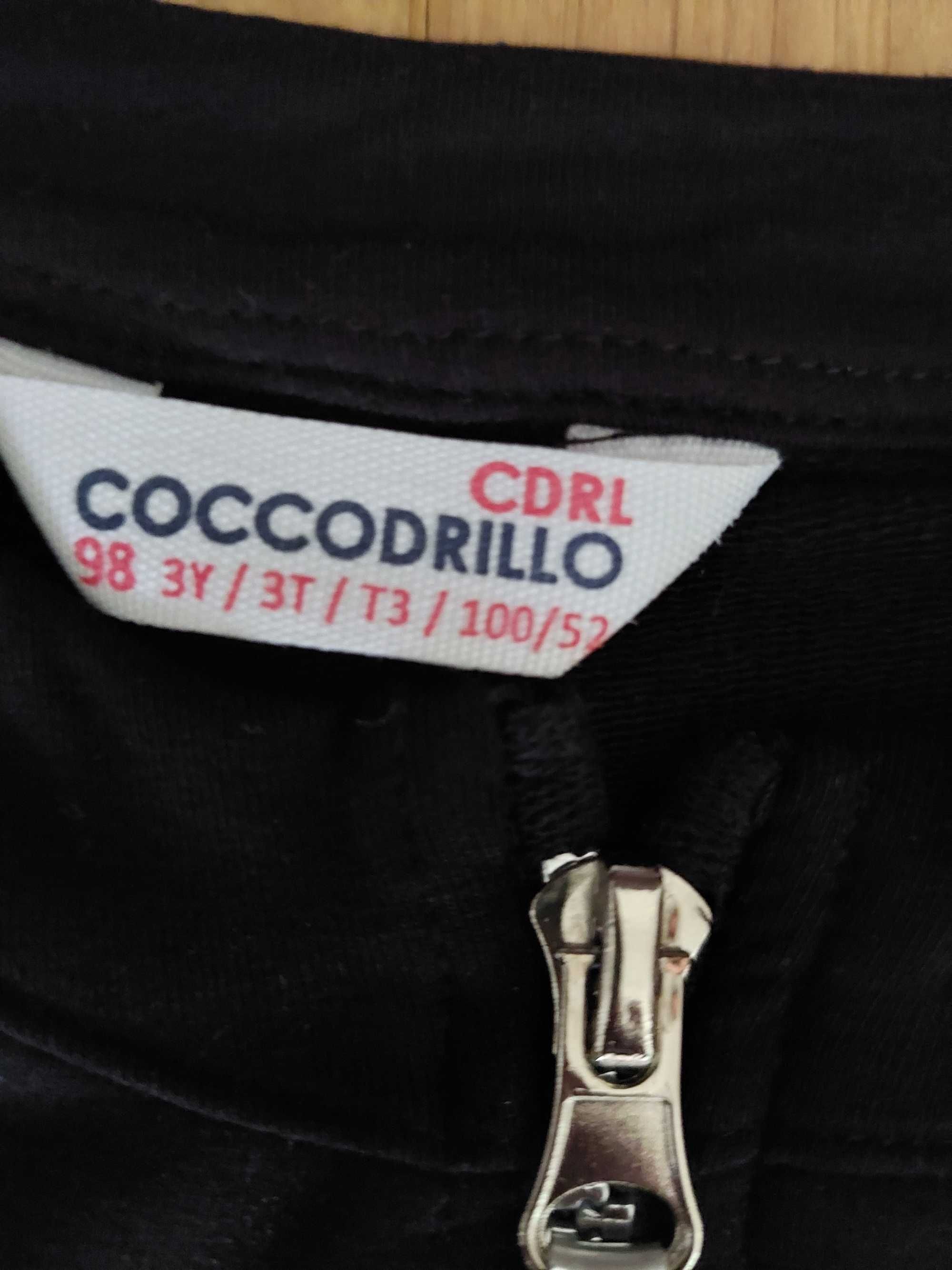Bluza nowa Coccodrillo roz 98 czarna dla dziewczynki