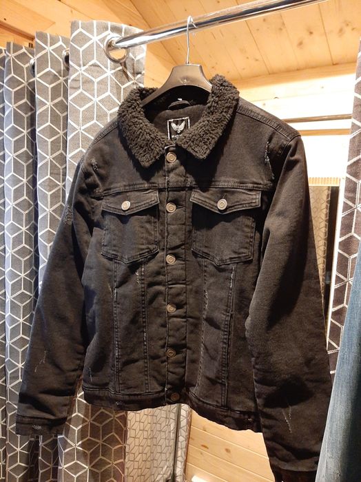 Kurtka jeansowa ocieplana