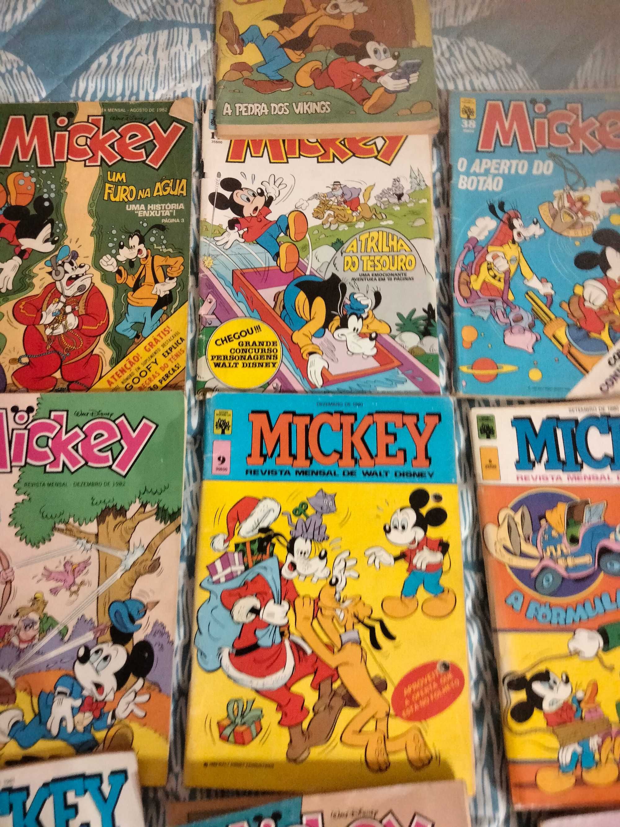 13 Revistas antigas banda desenhada Mickey