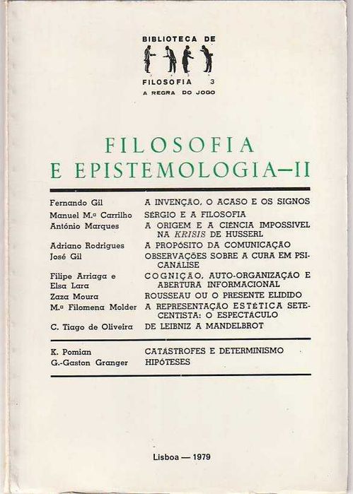 Filosofia e Epistemologia II-AA.VV.-A Regra do Jogo
