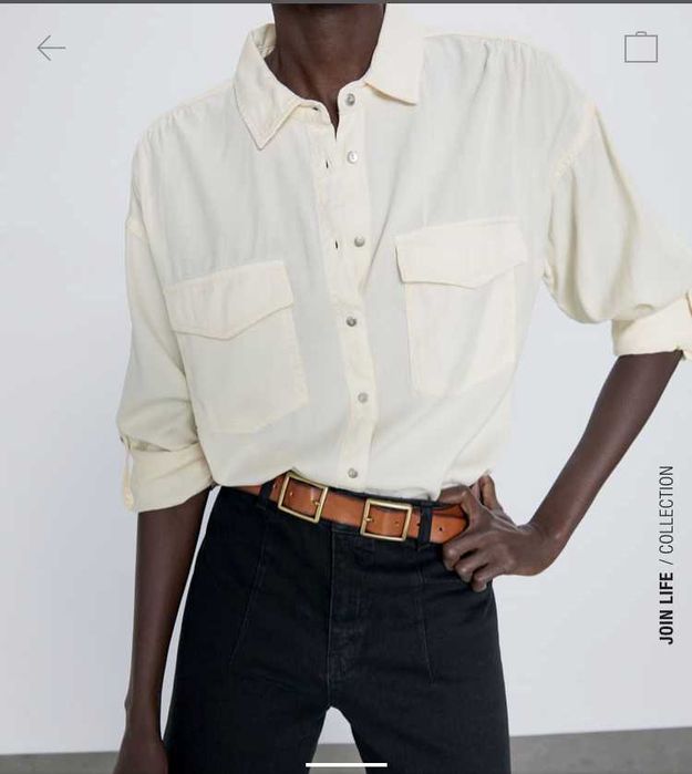 Рубашка стильная Zara.