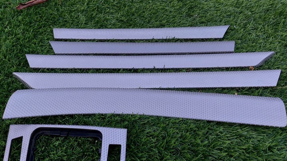 Conjunto completo frisos interiores bmw e46 pack m original carbono