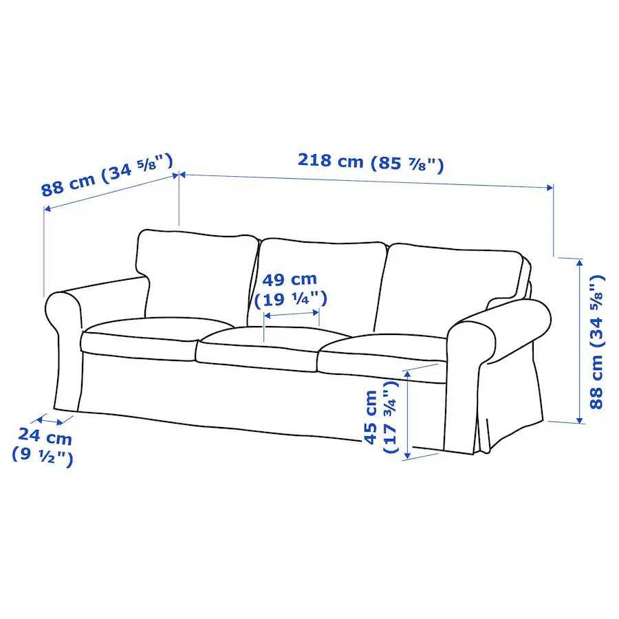 Sofá IKEA Ektorp 3 lugares