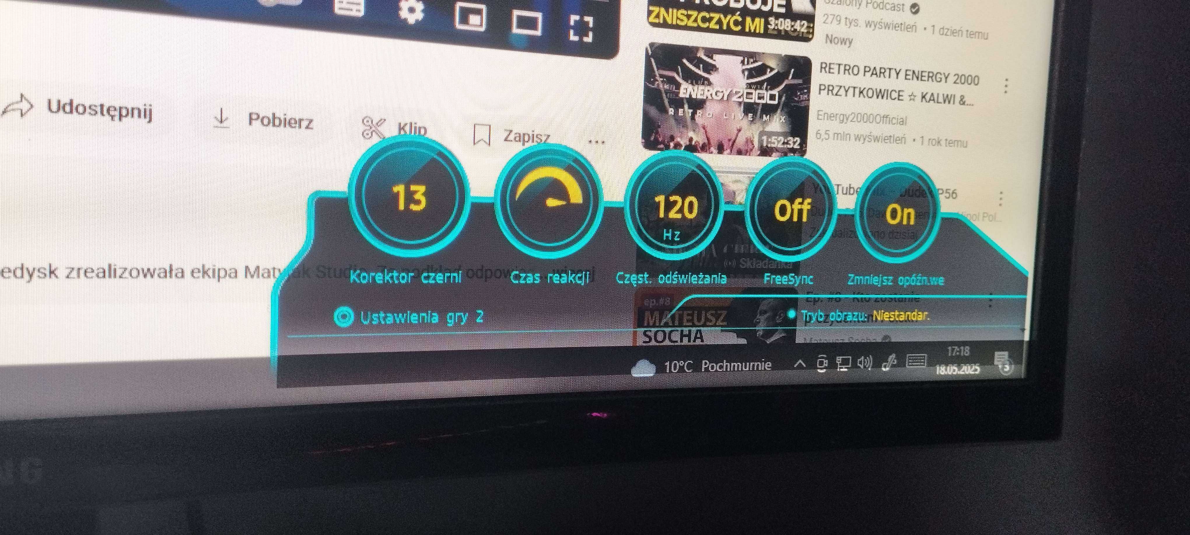 Monitor Samsung C24FG73FQU – 144Hz, 100% sprawny