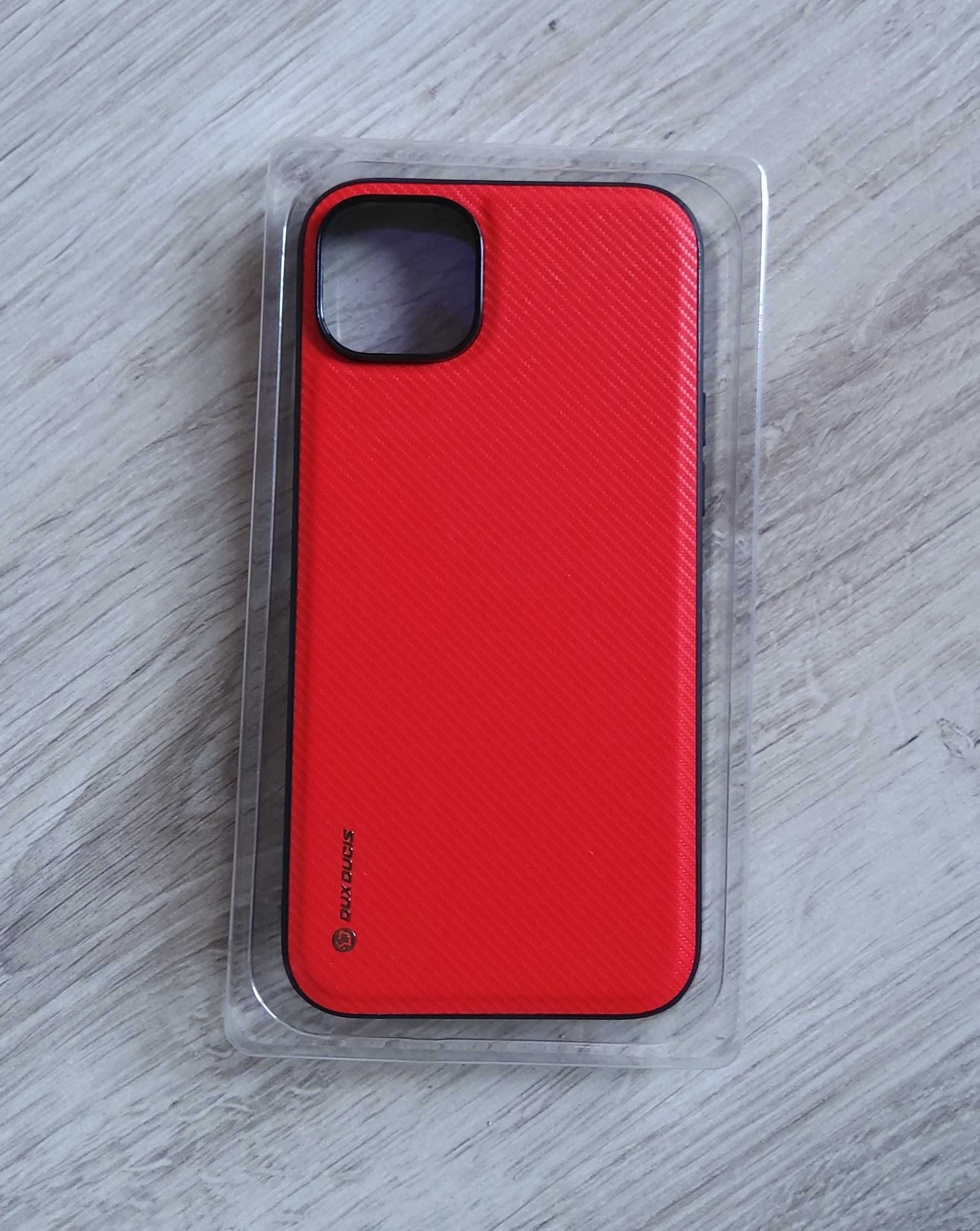 Hybrydowe etui plecki Dux Ducis Premium Case do iPhone 14 Max czerwone