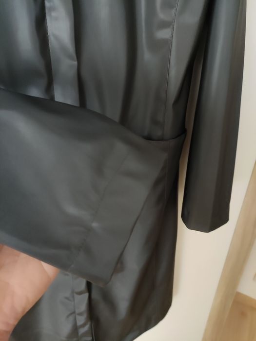 Płaszcz damski przeciwdeszczowy szary M