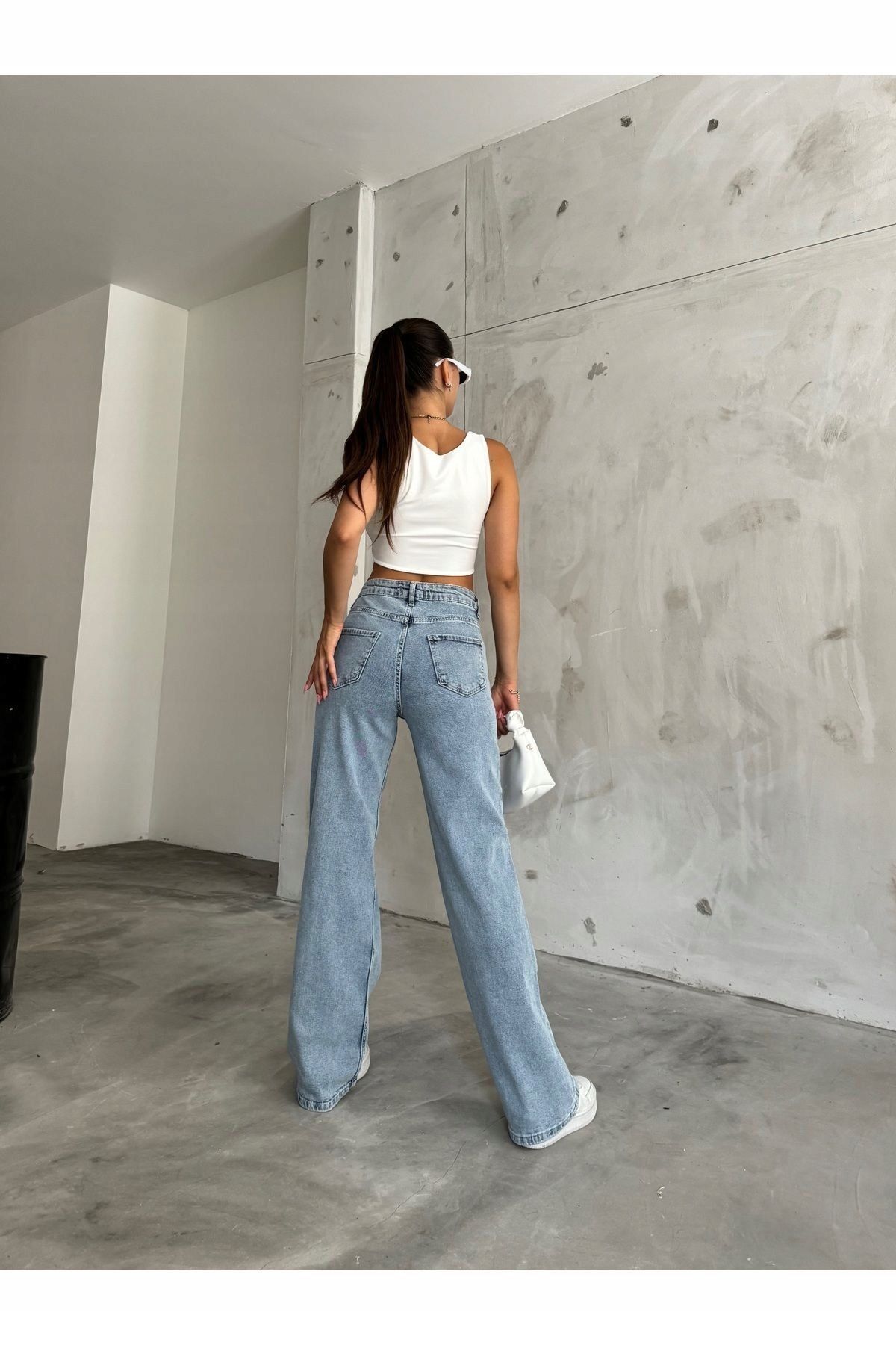 Bikelife 42 Xl Spodnie Jeansowe Wide Leg J27925