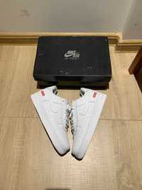 Supreme x Nike Air Force 1 White Sneakers EU 38