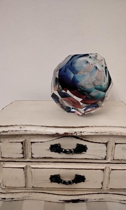 Vintage wazonik  szkło , kryształ