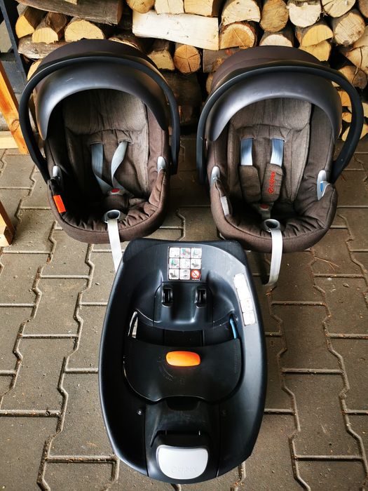 Fotelik nosidełko Cybex aton q plus platinium