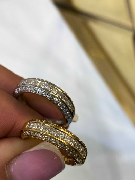 Obrączka Infinity Princess diamenty 1.00 CT