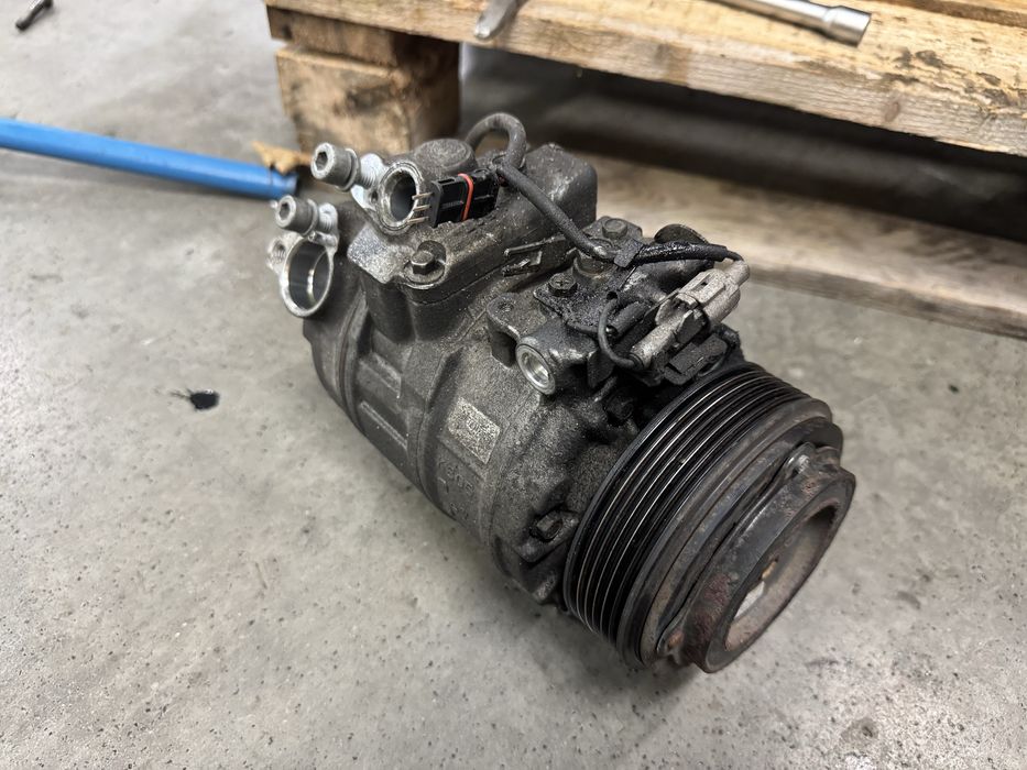 Słupek silnik n53 272k  alternetor kompresor klimy wiązka e90 e60