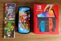 Nintendo Switch OLED 64 z akcesoriami