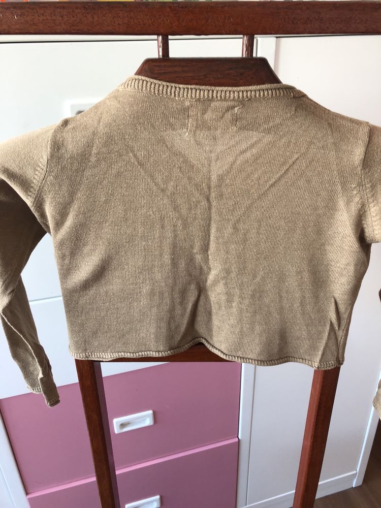 Bolero menina Camel da zara- Novo preço