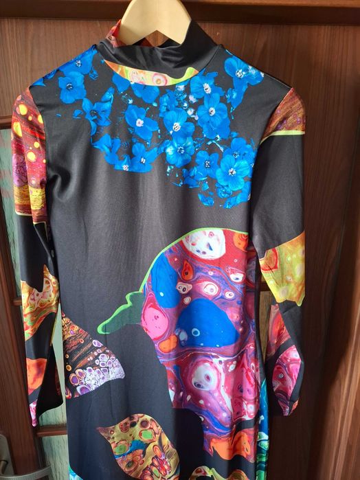 Sukienka desigualefekt mineralny Christian Lacroix