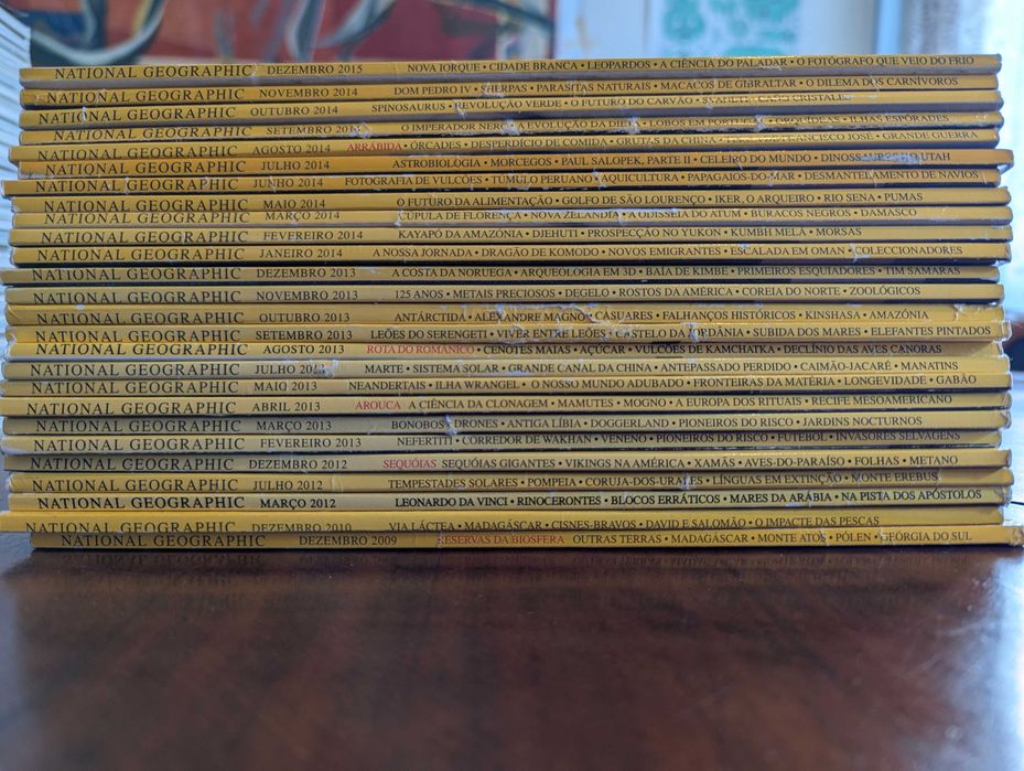 Coleção de revistas NATIONAL GEOGRAPHIC - edições RARAS e VINTAGE