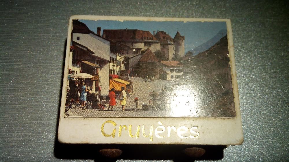 Caixa de fósforos Gruyères - Antiguidade rara
