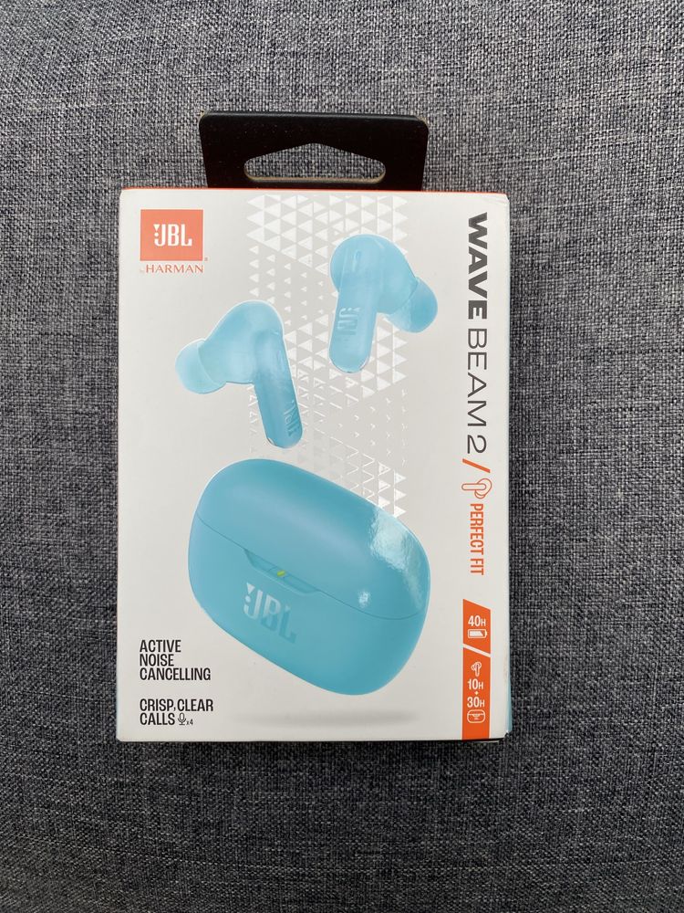 JBL wave beam 2 white, sky blue, pink