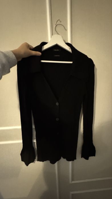 massimo dutti топ чорний