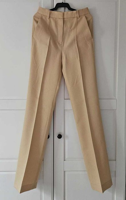 Massimo Dutti 100% wełniane spodnie XS