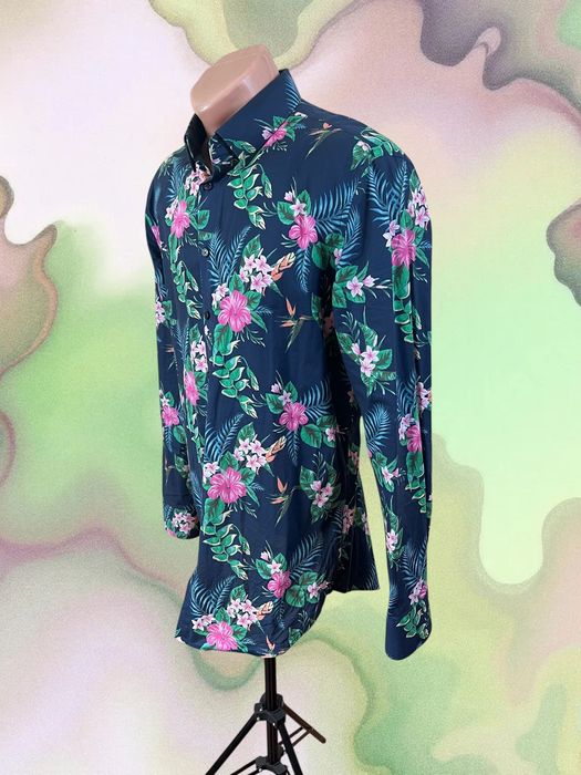 Jake’s roz. M męska koszula w kwiaty